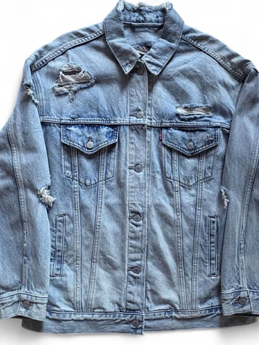90s Levi's Red Tab Type III Blue Jean Trucker Jacket XL VTG